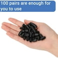 thumbnail image 4 of 100 Sets Breakaway Clasp for Necklaces Plastic Breakaway Clasps Safety Breakaway Clasps Plastic Bead Connectors for Jewelry Making (Black), 4 of 7