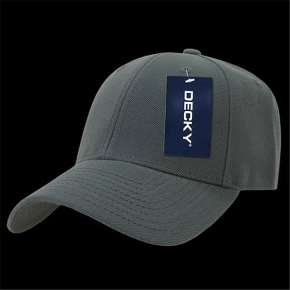 Decky Low Crown Pro Baseball Cap - Charcoal