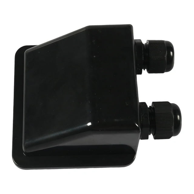 Support de Caravane RV Double Fil Gland Box Câble d'Entrée de Toit Connecteur Support Accessoires de Véhicule Récréatif RV Yacht Voiture, Facile à Utiliser