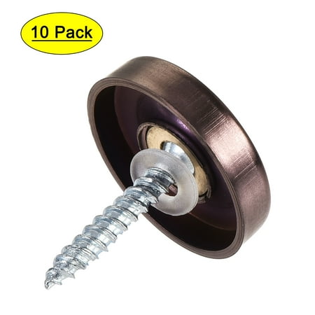 

Uxcell 22mm Mirror Screws Rose Gold 304 Stainless Steel 10 Pack
