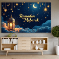 thumbnail image 5 of Elegant Ramadan Mubarak Backdrop for Celebrations and Decor Moon and Lantern Elements Banner Perfect for Background Eid Festivities Party Supplies Event Decorations, 5 of 7