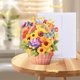 thumbnail image 4 of Tarjeta de felicitación Joyvine ramo de flores 3D emergente, 4 of 7