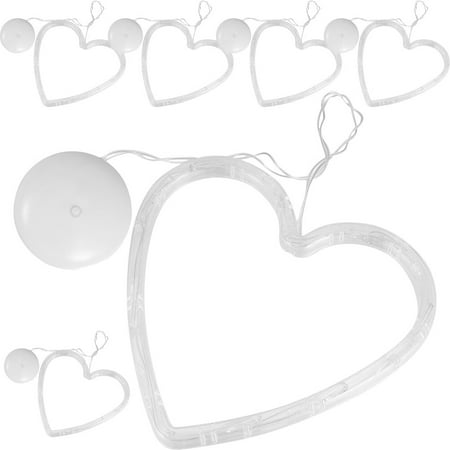 

6Pcs Window Lights with Suction Cup Hanging Lights Backdrop Decoration Ornament