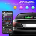 thumbnail image 4 of LED Scrolling Sign 5V 2A Bluetooth USB Control Scrolling Advertising Sign Flexible Car Sign Board Display with 7 Colors Portable Shop Window Message Sign Programmable LED Display, 4 of 10
