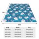 thumbnail image 3 of Balery Swan On The Pond Manta de Felpa Suave y Acogedora – Cobija de Franela Aterciopelada para Cama, Lavable y Cálida para Sofá, Mascotas, Transpirable-40"x30", 3 of 7