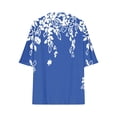 thumbnail image 5 of Shorts pour Femmes, Chemises pour Femmes, Mode Décontractée pour Dames, Chemise Ample à Manches Courtes Imprimée, 5 of 5