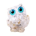 thumbnail image 3 of deevoka Owl Statue Creative Souvenir Gift Cute Decorative Resin Small Owl Sculpture for white, 3 of 9
