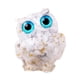 thumbnail image 3 of Estatua de búho, recuerdo, colección de animales, regalo, decoración de escritorio, mini figura de búho blanco, 3 of 9