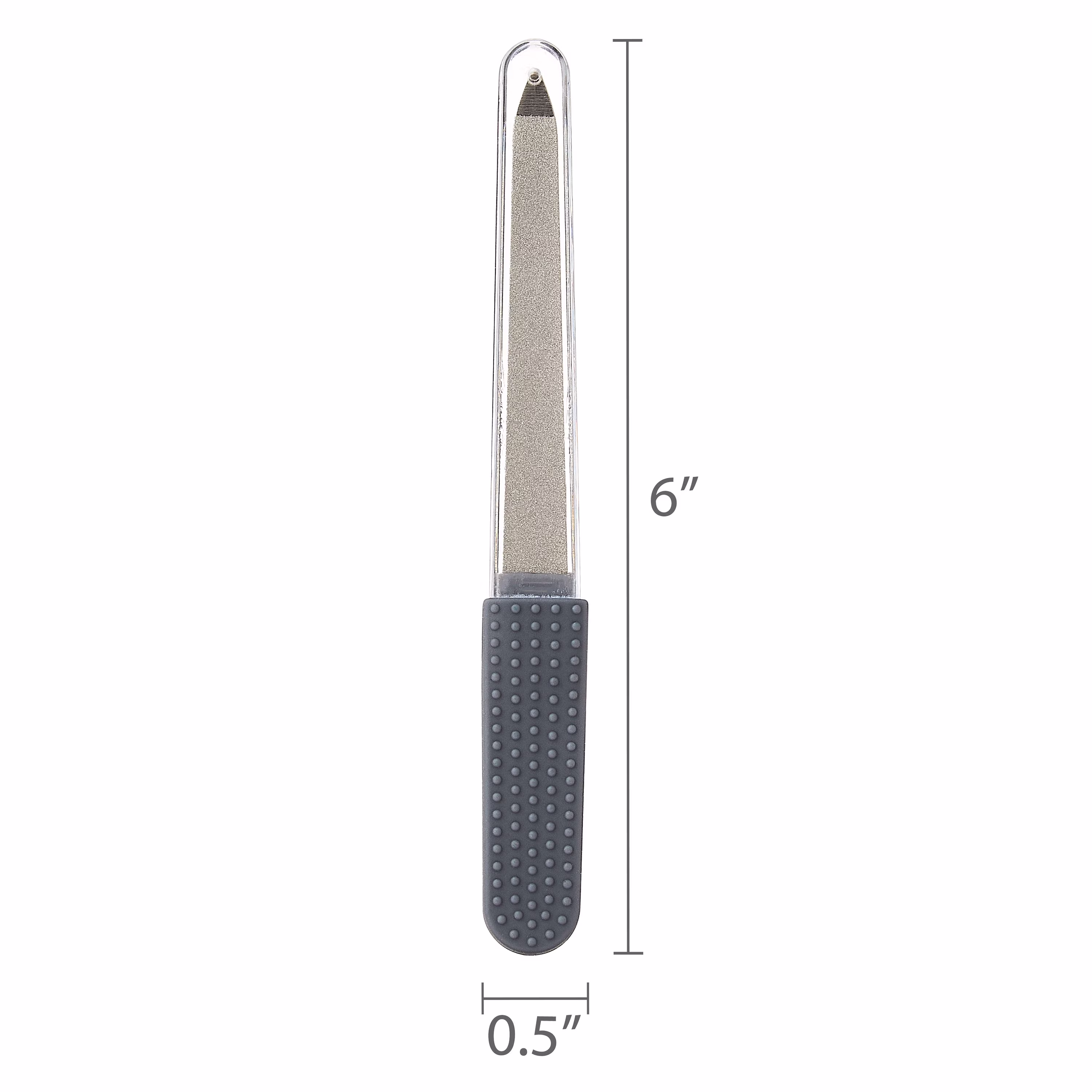 Equate Easy-Grip Fingernail File with Cover, 1 Count