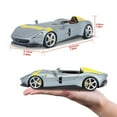 thumbnail image 2 of Ferrari Monza SP1, Silver - Bburago 18-26027SIL - 1/24 scale Diecast Model Toy Car, 2 of 9