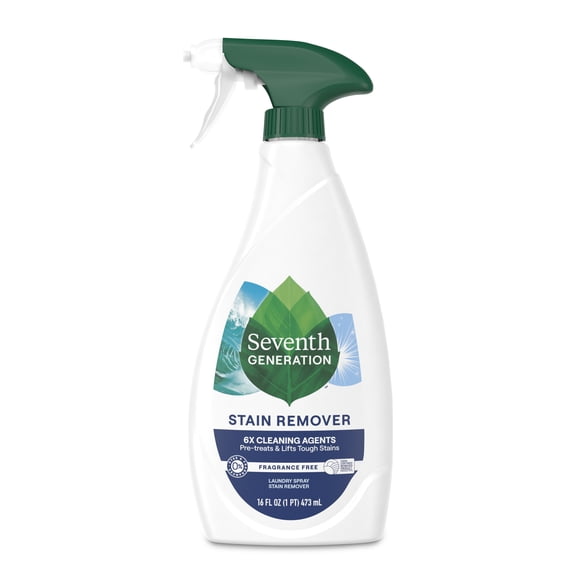 Seventh Generation Laundry Stain Remover Spray, Free & Clear, 16 fl oz