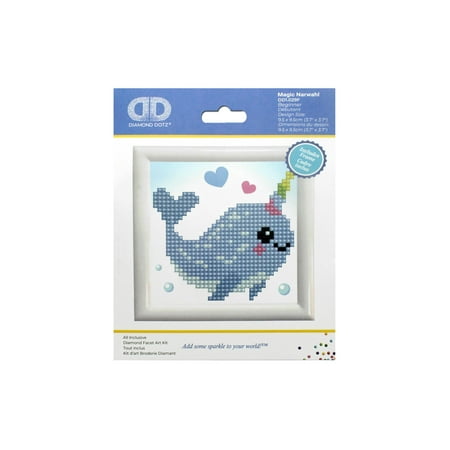 UPC: 4895225912629 | DIAMOND DOTZ Magic Narwhal Facet Art Kit (6 Pieces)