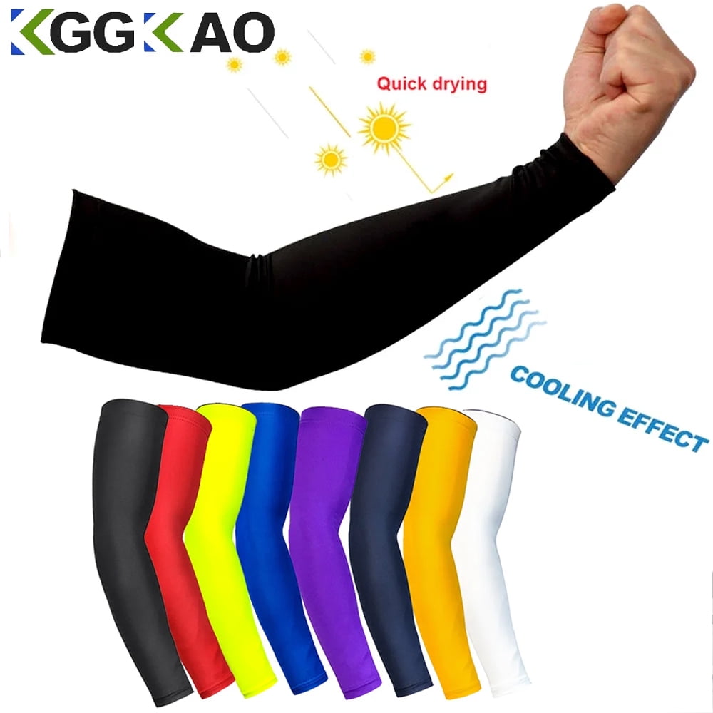 Lot De 5 Paires De Manchons D'avant-bras Respirants - Protection Tatouage, Compression Sportive - Noir, Longueur ~30 Cm - 4