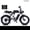 Black, variant on Electric Bikes,Electric Mountain Bike,Akez SUPER73 S2 Ebike with 500W Peak Motor,7speed,48V 13AH Battery,Dual Hydraulic Brakes,Full Shock Absorption,Electric Dirt Bike for Adult Outdoor Adventure,Rad