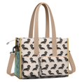 thumbnail image 2 of Teacher Tote Bag,Cute Dachshund Teacher Utility Tote Bag,Large Work Tote Bags for Women with Multiple Pockets,Top Zipper Closure,13.8x10.6x6.7 Inch, 2 of 5