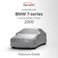 thumbnail image 2 of Platinum Shield Weatherproof Car Cover Compatible with BMW 2023-2024 7 Series Extended Li Sedan - Outdoor - Protect from Water, Snow, Sun - Fleece Lining, 2 of 8