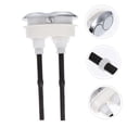 thumbnail image 3 of PENIKOKO Flush Button Toilet Chrome Plated for Office Use 1Set, 3 of 7