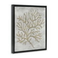 thumbnail image 3 of Stupell Industries Grey Coral Drawing Black Framed Floater Canvas Wall Art design by Patti Bishop, 21 x 17, 3 of 9