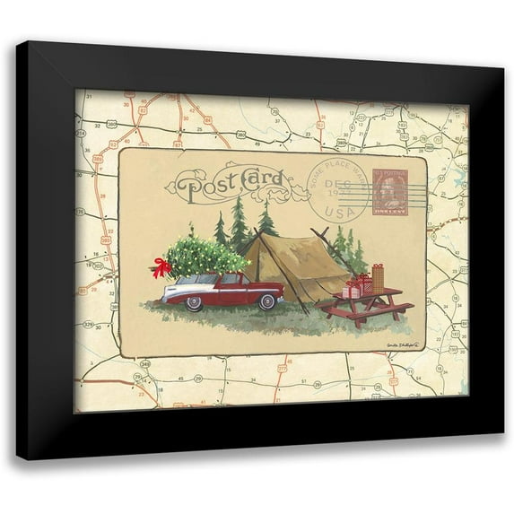 Phillips, Anita 18x15 Black Modern Framed Museum Art Print Titled - Postcard II