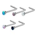thumbnail image 1 of 2x 5 Pieces Mix Colors Crystal Nose Stud Rings d - Stainless Steel Body Jewellery Sunnimix Piercing de nariz, 1 of 8