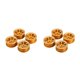 thumbnail image 2 of Paquete de 4 llantas Tholdsy metal 1:28 neumáticos Hubs Reemplazo para Wltoys P929 P939 K969 K979 Oro 2piezas, 2 of 5