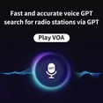 thumbnail image 4 of Choyong A8W Radio Internet Portátil Smart Speaker, WiFi/4G, FM, Tarjeta TF, Azul Marino, 4 of 10