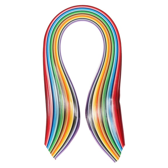 Uxcell 180pcs Quilling Strips Paper 1/8"(3mm) 54cm Origami Paper Quilling Strip for Art DIY Hand Craft 36 Colors
