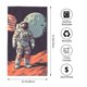 thumbnail image 2 of Balery Astronaut With American Flag Toalla de Microfibra Premium con Estampado – 27.5x16 pulgadas, Alta Absorción, Suave y Aterciopelada, Secado Rápido, 2 of 6