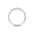 thumbnail image 2 of Ladies 10K White Gold 1/2 Carat (Ctw J-K, I2-I3) Diamond Wedding Anniversary Band for Women, 2 of 5