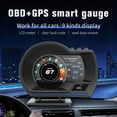 thumbnail image 5 of GPS HUD Gauge Head Up Car Digital Display Speedometer Alarm RPM NEW Turbo, 5 of 9