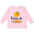 thumbnail image 3 of Inktastic Orlando Florida Orange in Heart Boys or Girls Long Sleeve Toddler T-Shirt, 3 of 5