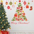 thumbnail image 4 of RV Bola colgante Calcomanía de Navidad Árbol de Navidad Regalo Campanas de viento Sala de estar TV Fondo Pegatinas de pared oso de fresa Electrónica, 4 of 5