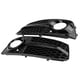 thumbnail image 1 of 2pcs for RS4 Style Glossy Black Front Bumper Fog Light Grilles for Audi A4 B8 2009-2012, 1 of 5