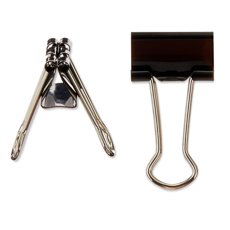 100PCS 3/4 Inch Binder Clips – Small Colorful Metal Paper Clamps For Office, School, Crafting, Organizing