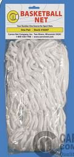 Carron Basketball Net - Flight Control - White Braided Nylon Basketball Net