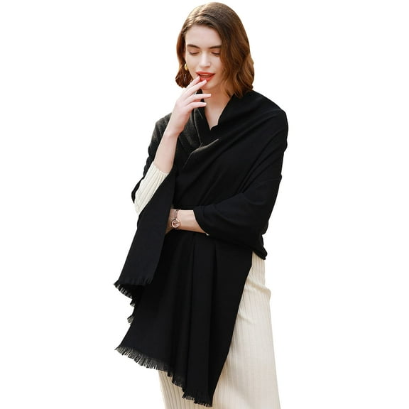 RIIQIICHY Pashmina Winter Scarfs Dress Shawl Wraps for Women Wedding Large Warm Scarves