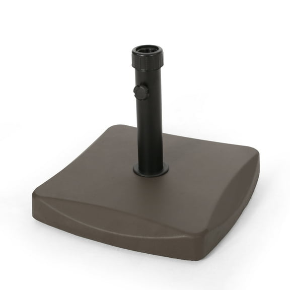 Shannon 55-pound Square Umbrella Base, Brown