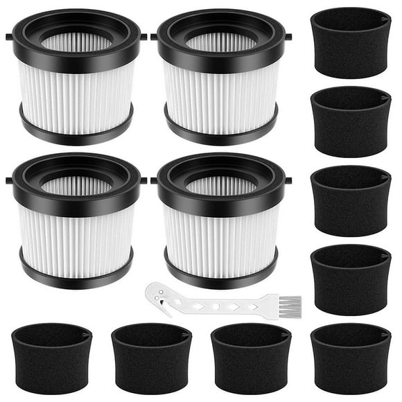 4 Filter for 20V Cordless Handheld Vacuum DCV501HB, with 8 Foam Sleeve Filters & 1 Brush, Part DCV5