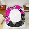 thumbnail image 5 of Feelyou Video Games Console Bed Sheets, Pink Cartoon Gamepad King Sheets, Game Controller Sheet Set, Luxury Bedroom Decor, 4-Piece, 5 of 7