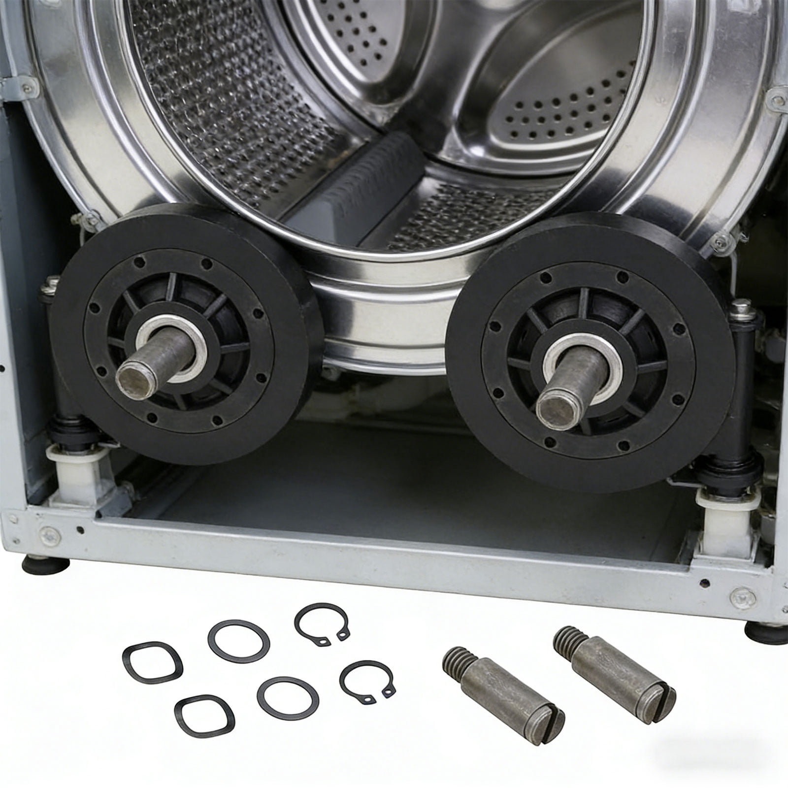 AP5186795 Matching Dryer Roller Support ABS Minimizes throb Eliminates Squeaking Quick Mounting