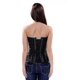 thumbnail image 3 of Corsé Steampunk Marrón Negro Acero Hueso Overbust Corsés Dobby Corselets Cintura sexy Bustiers delgados Cintura Cincher Corset S-6xl kaili Sencillez, 3 of 5