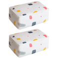 thumbnail image 1 of Almacenamiento de edredones Bolsa de tela gruesa, ventanas transparentes y asas duraderas para ropa, mantas, edredones y juguetes Levamdar  CPB-DE-LYY669-4, 1 of 5