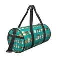 thumbnail image 3 of Easygdp Cartoon Dogs Travel Bag, Camping, Weekend, Carry On Overnight Duffel Bag with Shoulder Strap, 3 of 8