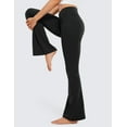 thumbnail image 3 of CRZ YOGA Butterluxe Crossover Flare Leggings for Women 31 Inches High Waist Yoga Pants, 3 of 6