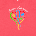 thumbnail image 4 of Inktastic Autism Awareness Heart Ribbon and Puzzle Pieces Women's Plus Size T-Shirt, 4 of 5