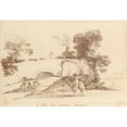thumbnail image 2 of George Knapton 18x14 Gold Ornate Wood Frame and Double Matted Museum Art Print Titled - Landscape with Figures (1740), 2 of 4