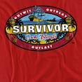 thumbnail image 2 of Survivor Men's Cook Islands T-shirt XXX-Large Red, 2 of 7