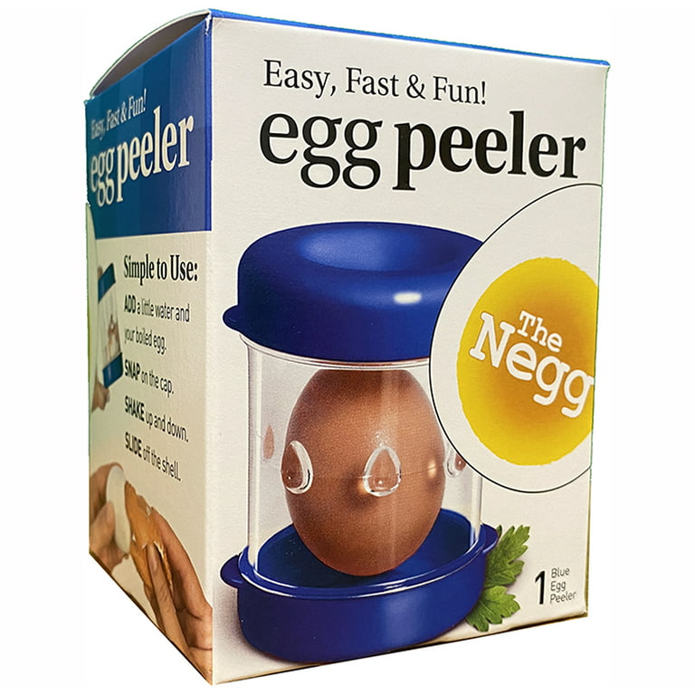 The Negg - Hard Boiled Egg Peeler Blue