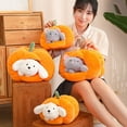 thumbnail image 5 of vnanda Soft Pet Bed Pumpkin Pet Nest Cozy Cat Bed with Cartoon Kitty Dog Plush Kids, 5 of 8