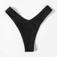 thumbnail image 4 of B91xZ Jupe de Bain pour Femmes Bas de Bikini String Maillot de Bain, Noir m, 4 of 4